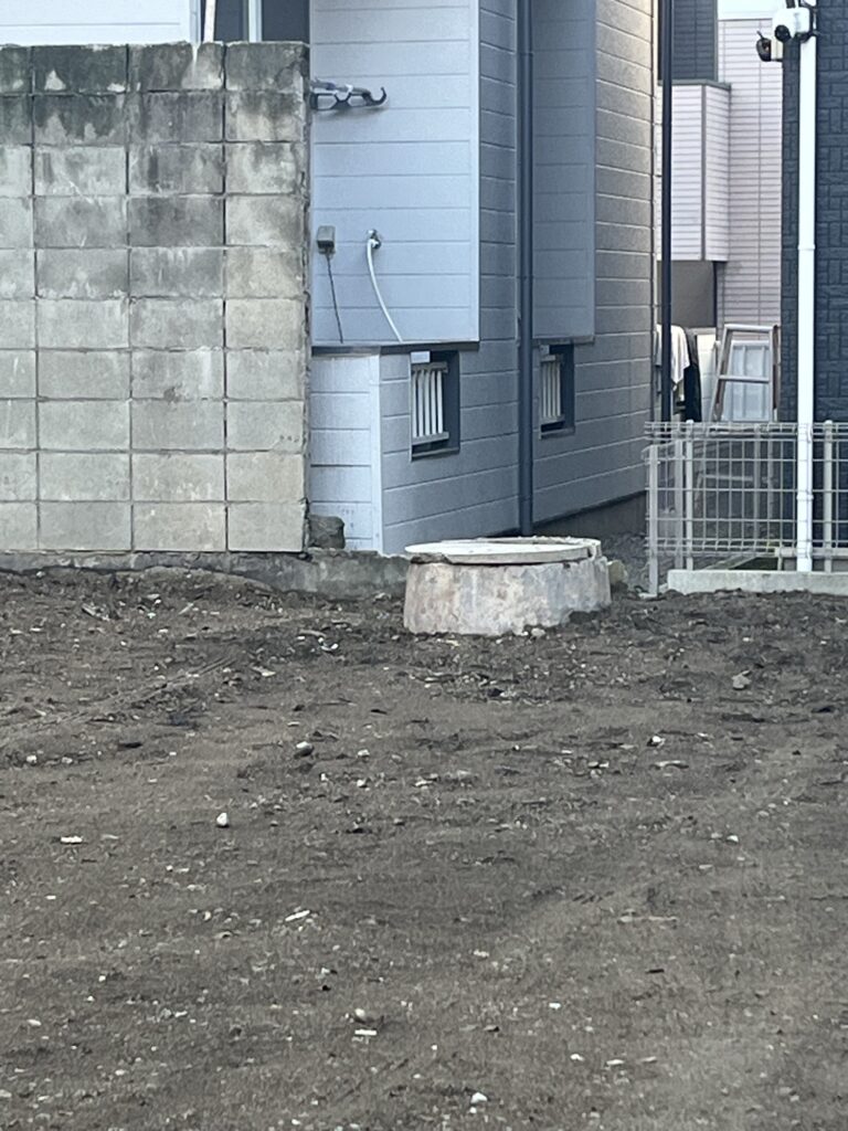 福岡市中央区 エコゼット株式会社 井戸のお祓い現場にて