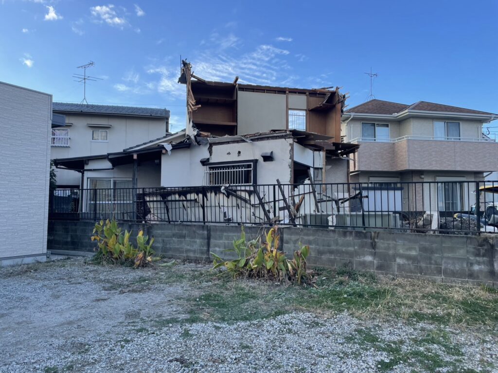 粕屋町4町目 解体現場