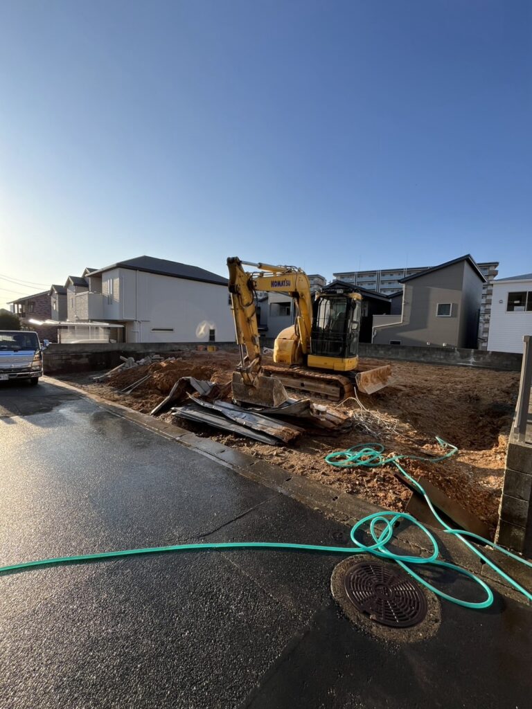 東区名島5丁目 解体後の整地完了状況