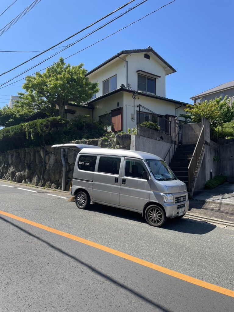 解体工事前の木造住宅福岡市東区香住丘6丁目