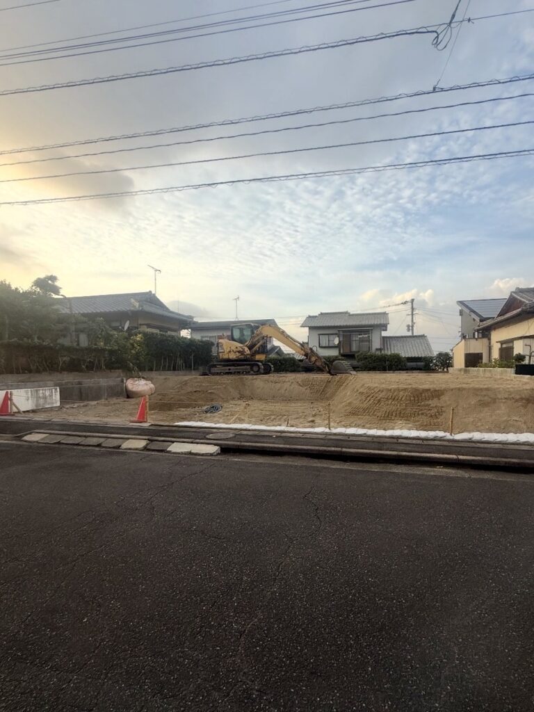 那珂川市王塚台で完了した住宅解体工事後の整地された敷地